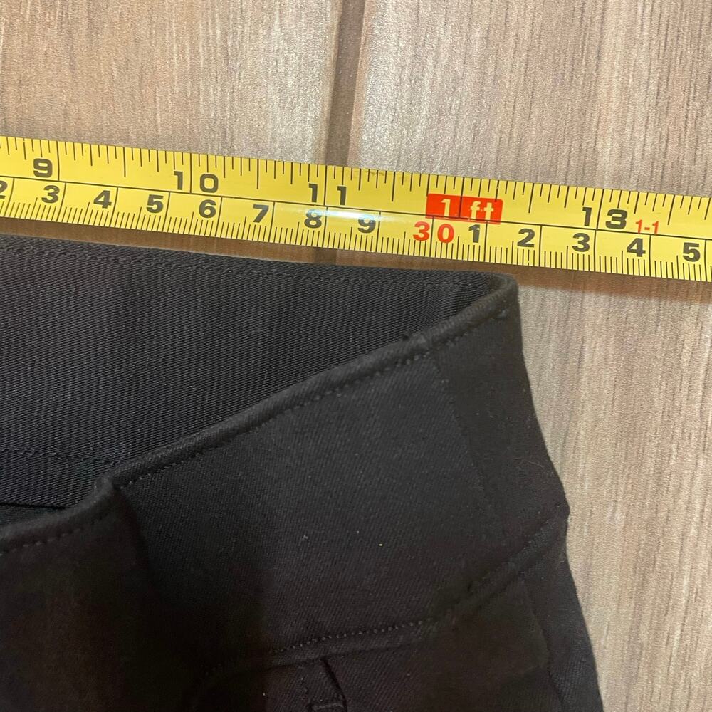 Spanx Polished Ankle Pants Black Medium Stretch Pull On Straight Leg Workwear - Picture 5 of 9